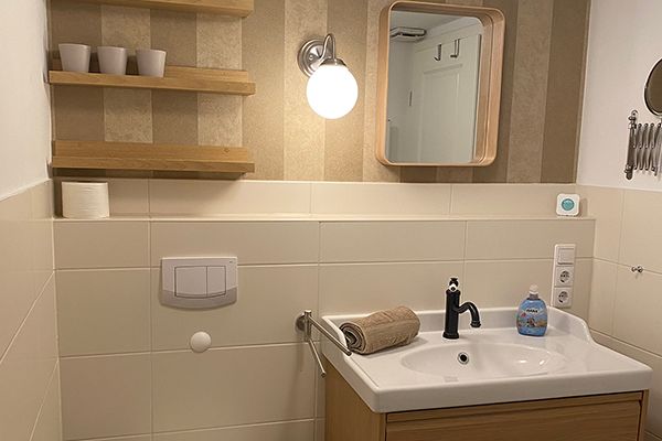 Ferienwohnung Claas: 2. Badezimmer